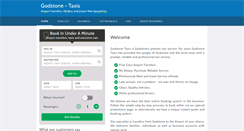 Desktop Screenshot of godstonetaxis.co.uk